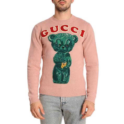 pink gucci sweater mens|gucci embroidered oversized cardigan.